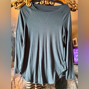 Stylish Long Sleeve Top in Teal